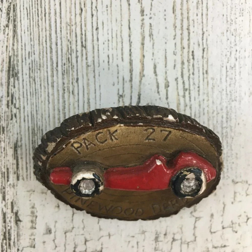 Handmade pinewood derby